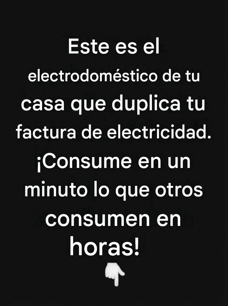 El electrodoméstico que consume más energía de la que crees