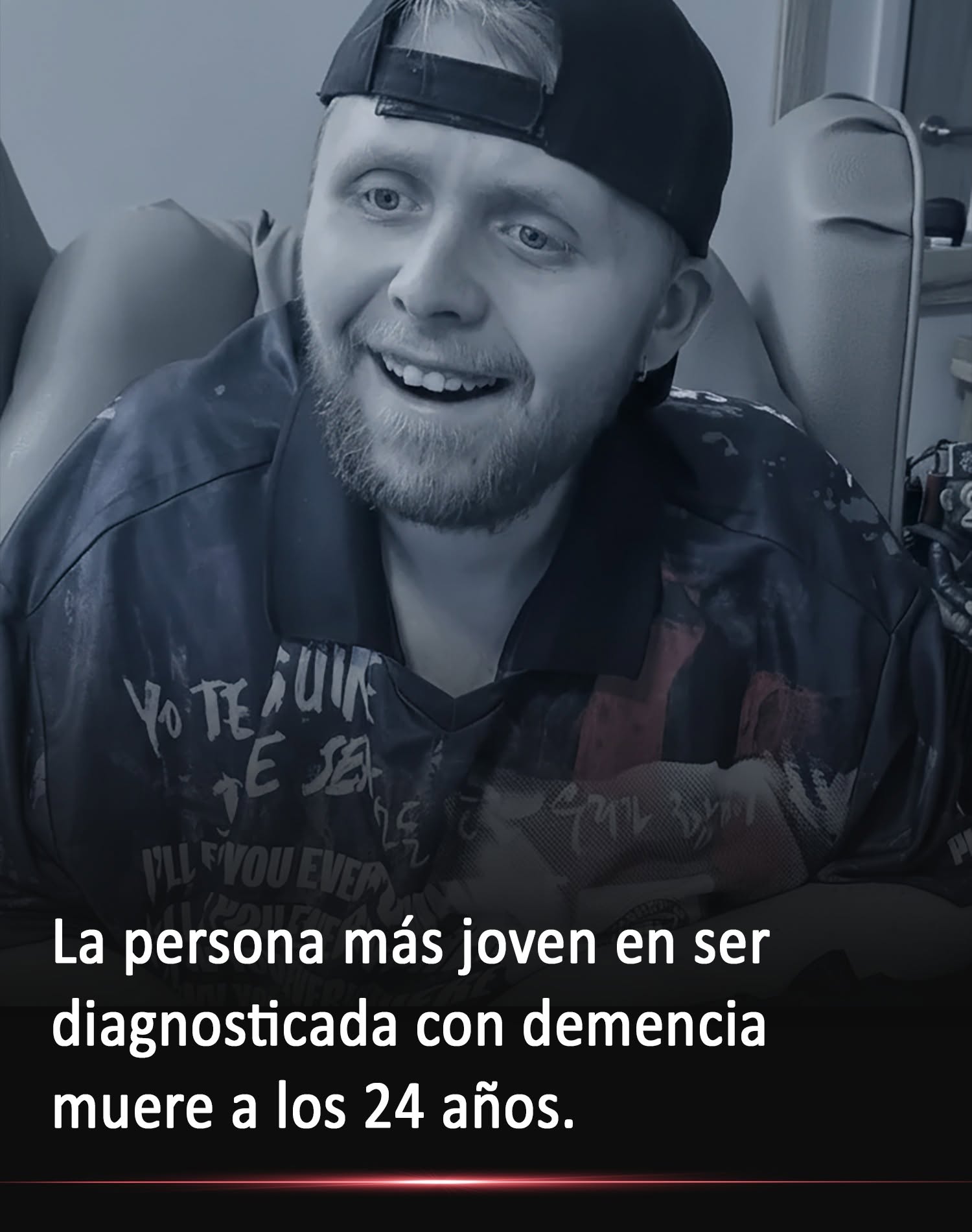 La persona más joven en ser diagnosticada con demencia muere a los 24 años.