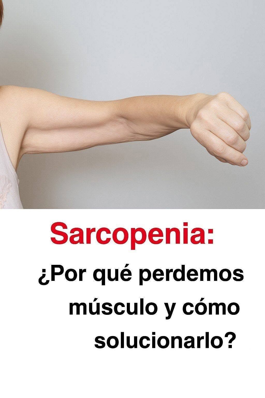 Sarcopenia: Causas de pérdida muscular y soluciones