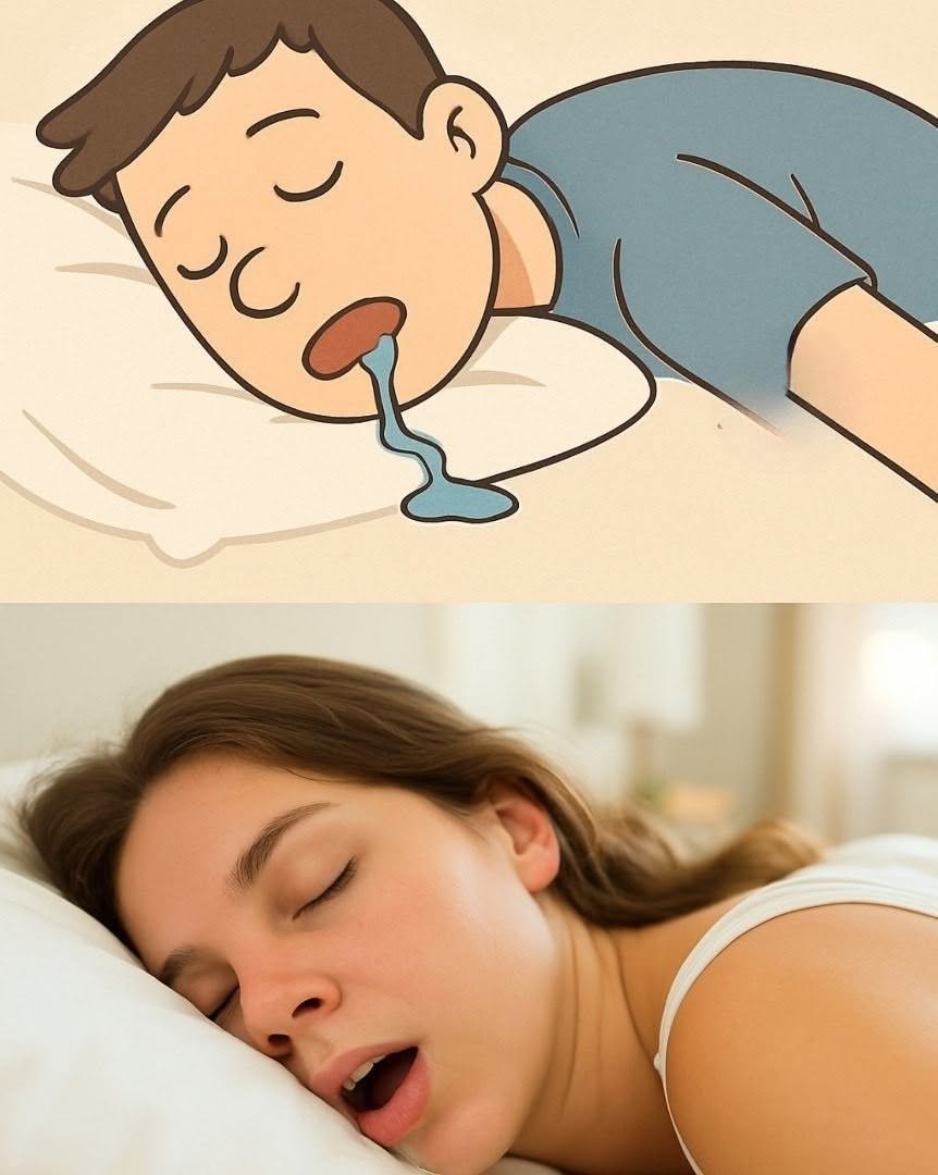 La salivación frecuente durante el sueño podría ser un signo de una de estas 6 enfermedades.