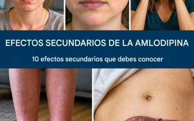 ¿Qué efectos secundarios de la amlodipina no se deben ignorar hoy?