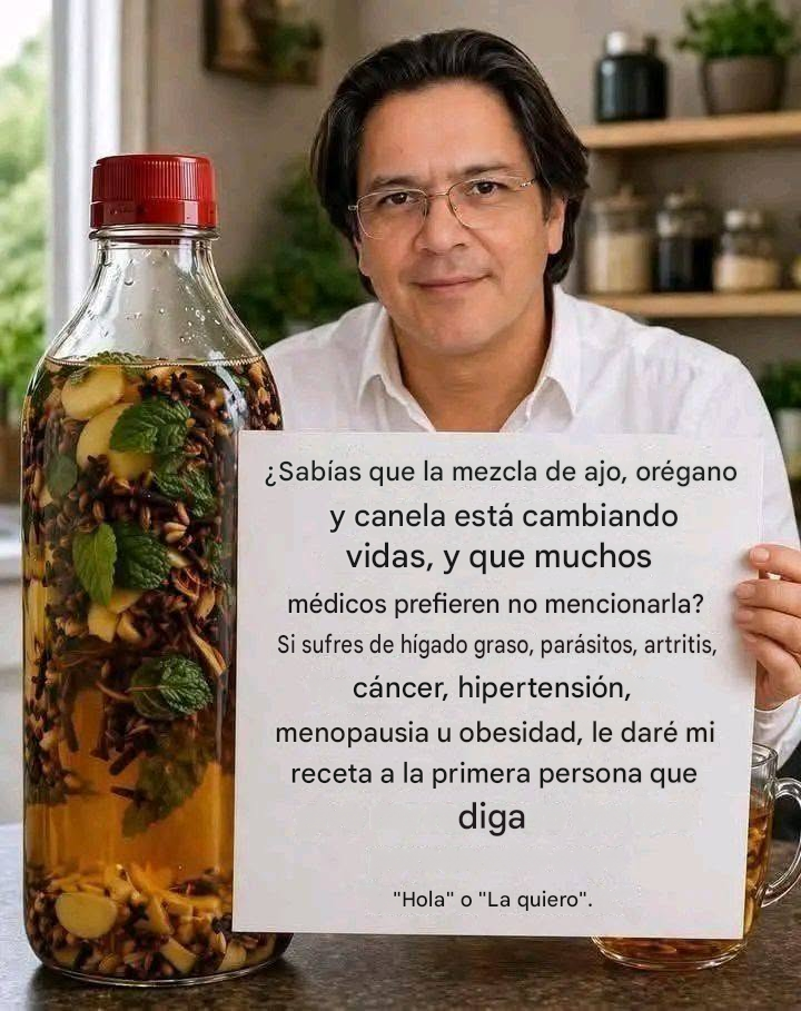 Algunos dicen que el ajo y el orégano cambian la vida, y muchos médicos prefieren no mencionarlo. Te daré la receta si dices “hola” o “la quiero”. Mira el primer comentario.