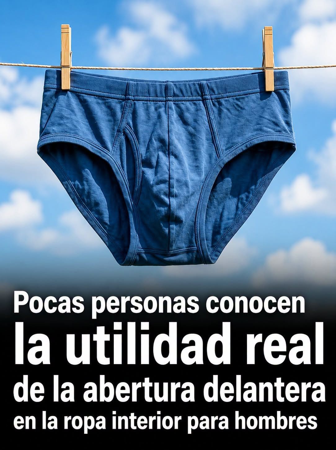 La abertura frontal en la ropa interior masculina: origen, función y por qué sigue vigente