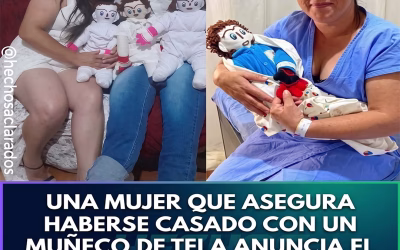 Mujer sorprende al mundo al asegurar que formó una familia con un muñeco de tela