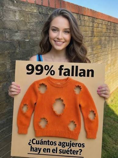El 99% de la gente se equivoca… ¿Cuántos agujeros tiene realmente esta camiseta?👕🤔