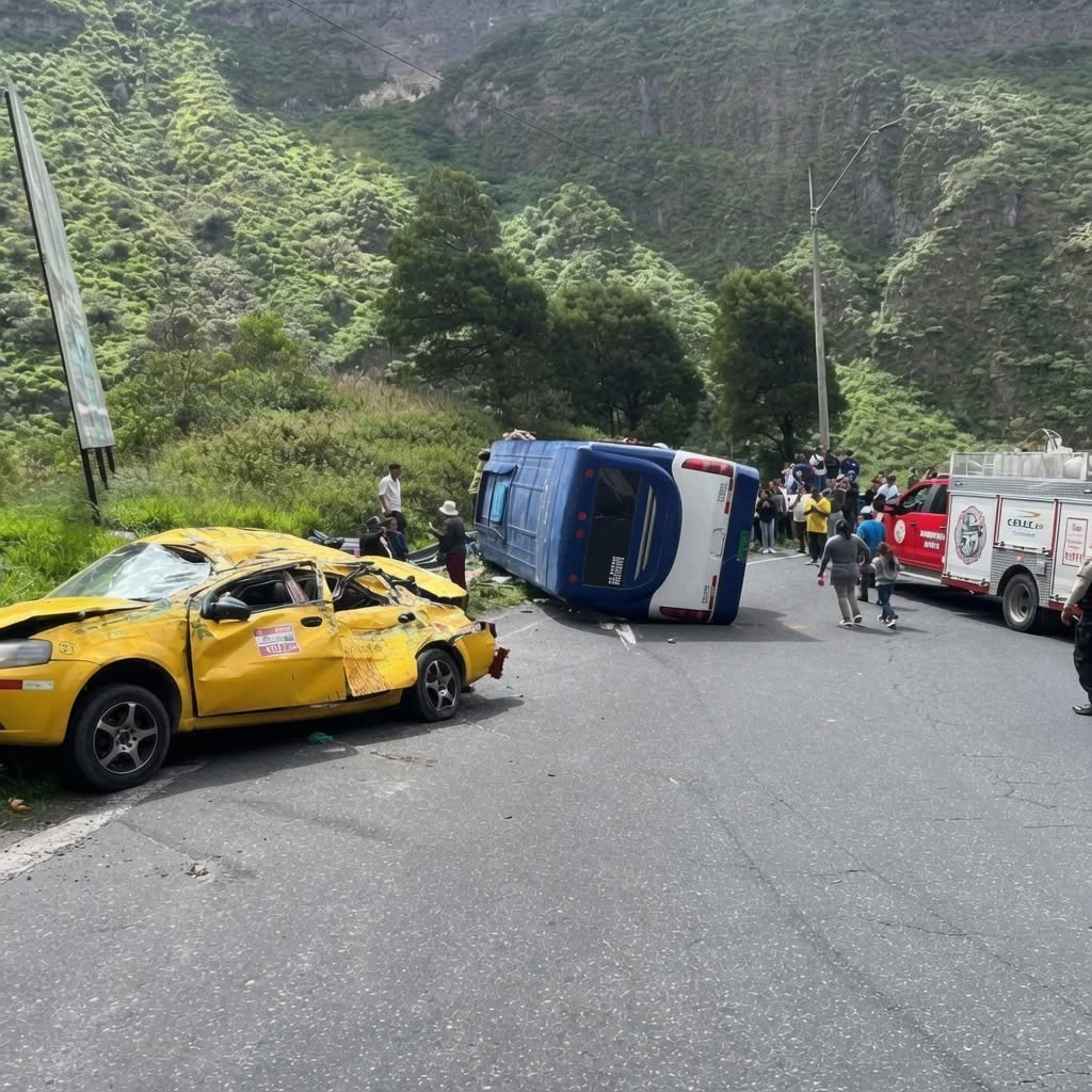 ¡ÚLTIMA HORA! FUERTE ACCIDENTE EN UNA ZONA MONTAÑOSA DEJA UNA ESCENA IMPACTANTE Y MOVILIZA A LOS SERVICIOS DE EMERGENCIA