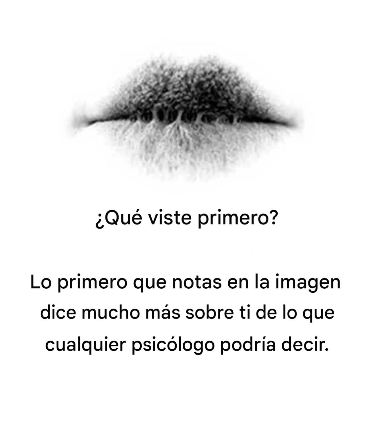 Lo primero que viste en la imagen te dirá más sobre ti que cualquier psicólogo