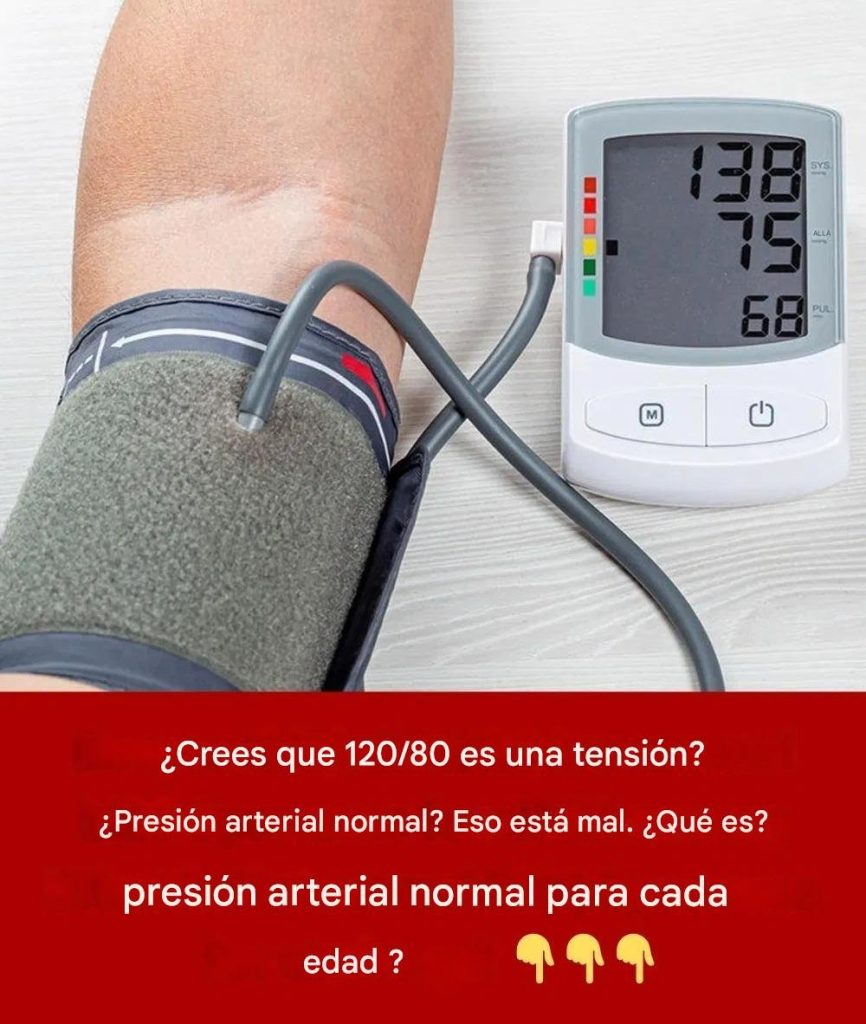 ¿Cuál es la presión arterial normal para cada edad? Lee más en el primer comentario.