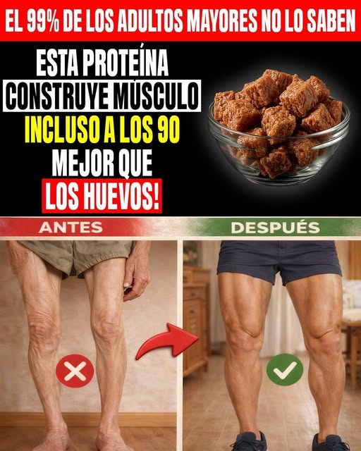 El Mejor Alimento para fortalecer las piernas y brazos en adultos mayores – Mata la Sarcopenia ……….Para seguir recibiendo mis recetas, solo debes decir algo… ¡Gracias!