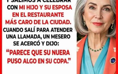 Mi nuera echó algo en mi vaso, así que cambié mi bebida con la de su padre. Veinte minutos después…