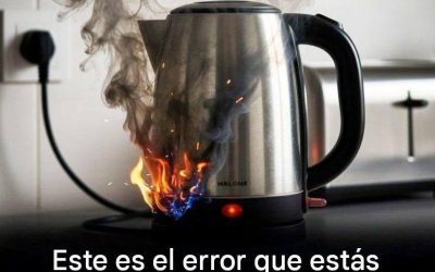 Este es el error que todos cometen con su hervidor eléctrico.