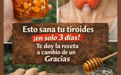 Esto sana tu tiroides ,¡en solo 3 días… Te doy la receta a cambio de un Gracias