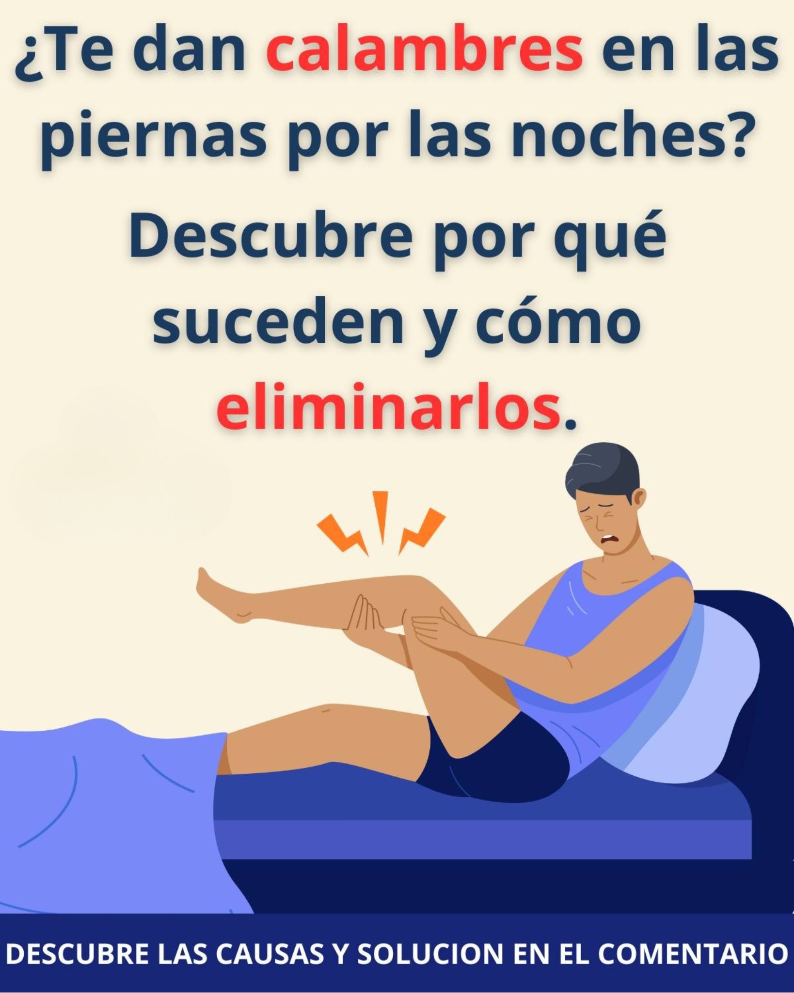 Esta es la razón de los calambres en las piernas durante la noche como evitarlo para…