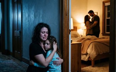 Mi hija de siete años me susurró: «Mamá… papá tiene una amante y planean quedarse con todo tu dinero». Esa noche, fingí irme a trabajar y luego regresé a casa inesperadamente; lo que vi me dejó paralizada.