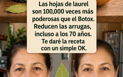 Las hojas de laurel son 100.000 veces más potentes que el bótox. Eliminan las arrugas, incluso a los 70 años. Deja un “OK” para ver la receta en el primer comentario.