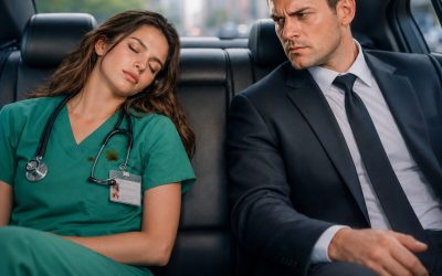 Arrojó a una enfermera exhausta fuera de su coche bajo la lluvia… Días después, vio morir a su padre tomándole la mano y se dio cuenta de que la mujer a la que había humillado estaba protegiendo la verdad.
