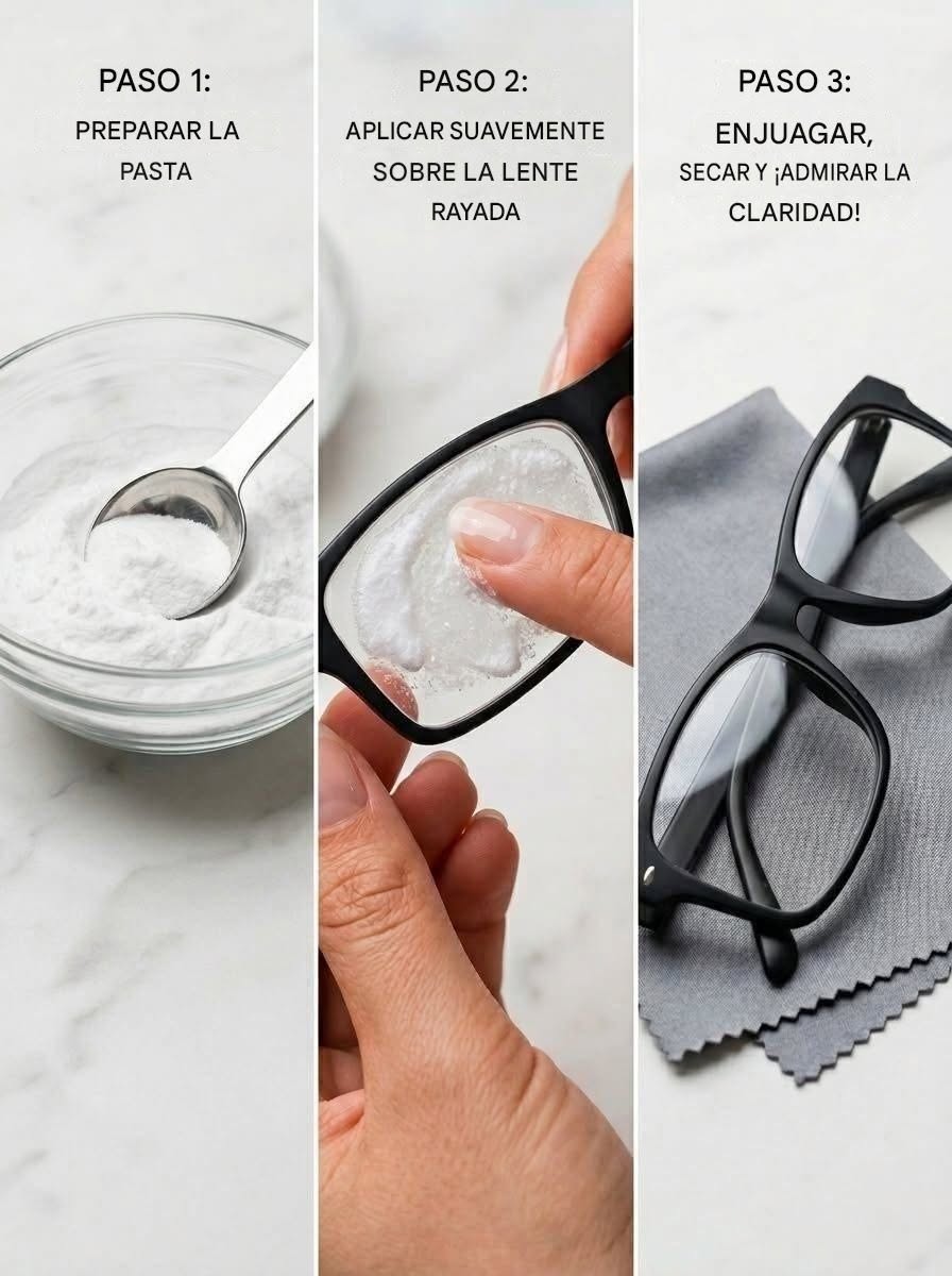 ¡Deja de comprar gafas nuevas! Esta sencilla receta elimina los arañazos y restaura el brillo perfecto.
