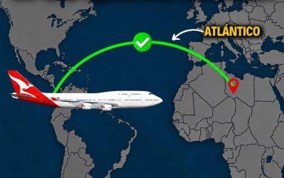 ¿Por qué los aviones no cruzan el Atlántico de día? 🤔🤯… Ver más