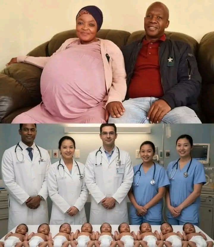 Mamá da a luz a 10 bebés, pero uno de ellos no… ver más