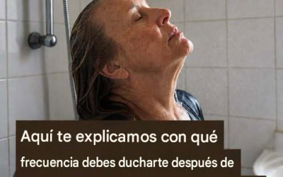 A partir de los 65 años, ¿con qué frecuencia debería ducharse (y por qué lavarse en exceso puede ser perjudicial para la salud)? Ver primer comentario.