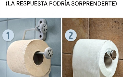 ¿Cuál es la forma correcta de colgar el papel higiénico? (La respuesta podría sorprenderte)