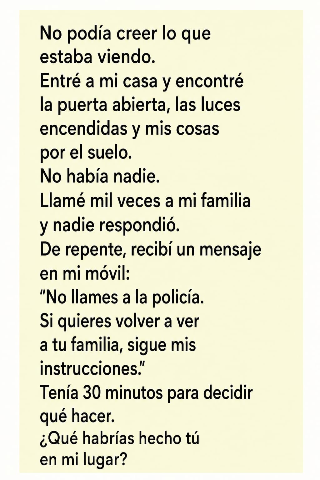 Lo que encontré al llegar a casa me dejó sin palabras (y nadie esperaba este final).