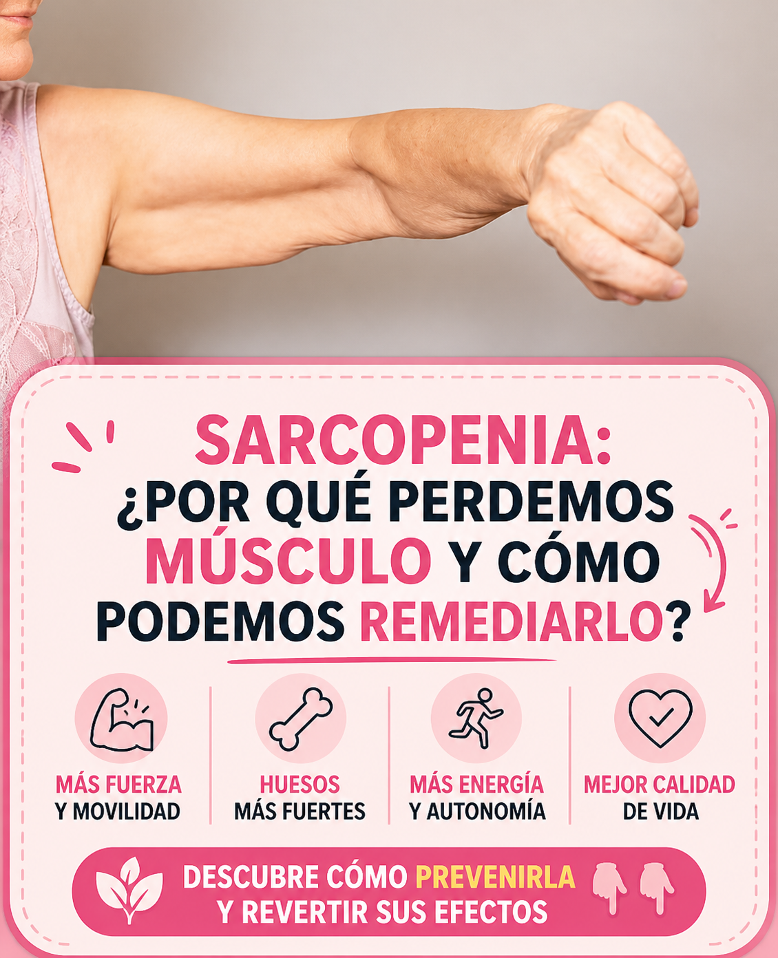 Sarcopenia: las causas de la pérdida de masa muscular y las soluciones