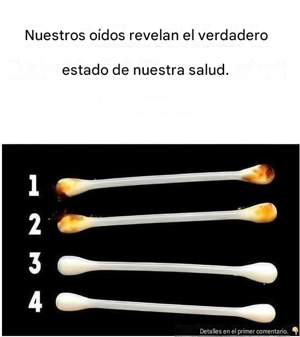 Nuestros oídos revelan el verdadero estado de nuestra salud