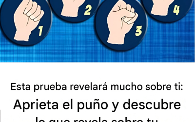 Esta prueba revelará mucho sobre ti: aprieta el puño y observa lo que dice sobre tu personalidad.