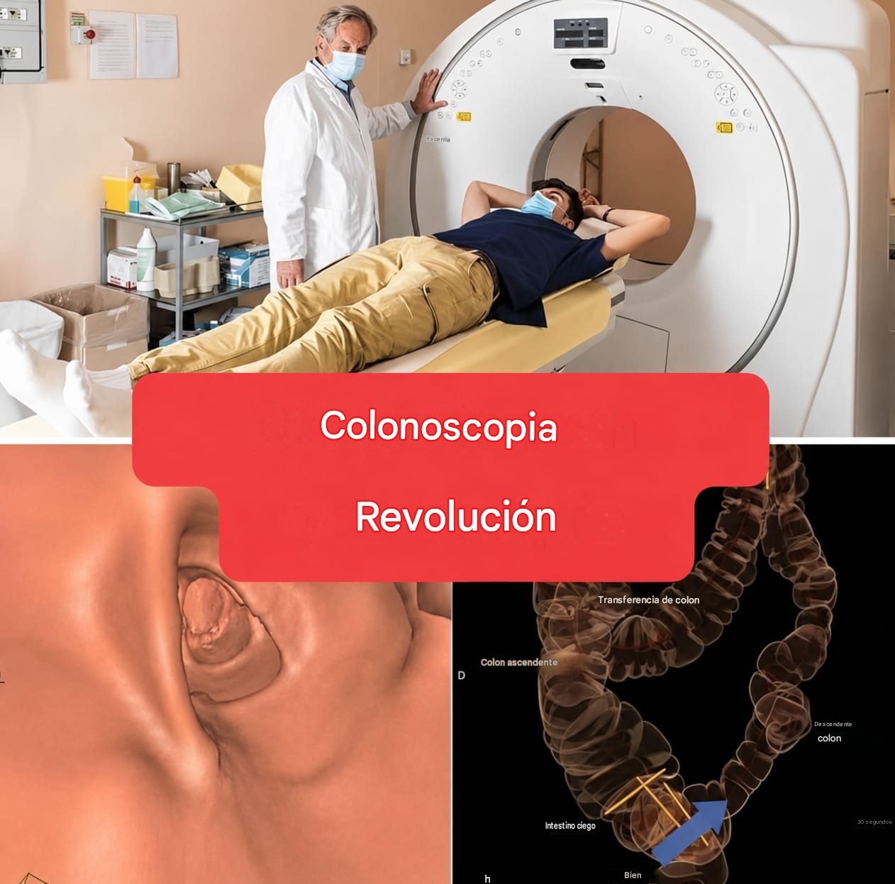 Nuevo método: la colonoscopia ya no será un examen invasivo. (1/2)