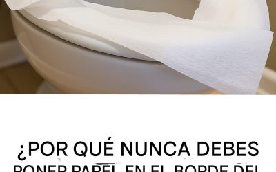 Descubra por qué no debe colocar papel higiénico en el asiento del inodoro: una práctica común que puede aumentar el riesgo de gérmenes y bacterias en lugar de prevenirlo.