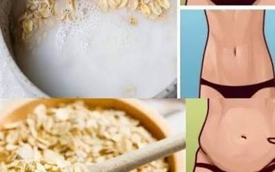 Agua de avena para vaciar el estómago y quemar 4 kg por semana.