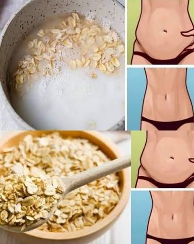 Agua de avena para vaciar el estómago y quemar 4 kg por semana.