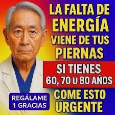 La falta de energía: ¿realmente proviene de tus piernas? Descubre las verdaderas causas y cómo recuperar tu vitalidad después de los 60.